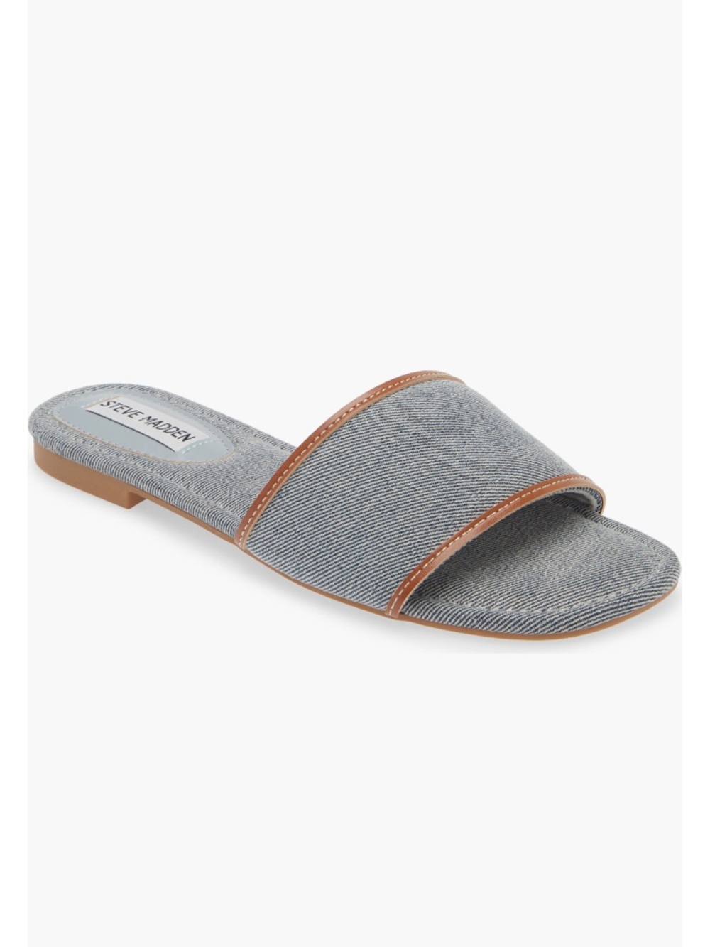 Steve Madden Elysa Denim Slide Sandal  Sz 8.5
